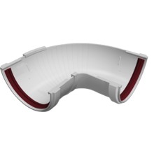 Угол составной 90-150 град. ПВХ Grand Line Белый (RAL 9003)