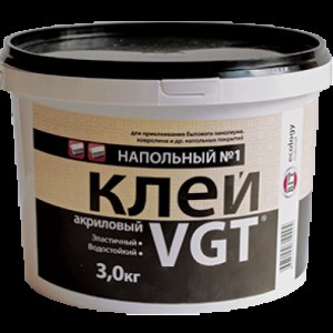 Клей ВГТ акриловый напольный №1 Эконом 3кг