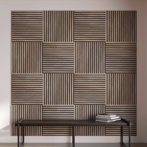 Панель стеновая акустическая МДФ Stella Dream Дуб Винтаж